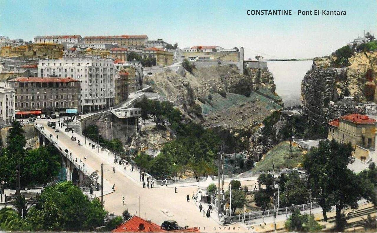154- Constantine - Vue geneale sur le pont d'El-kantara.jpg
